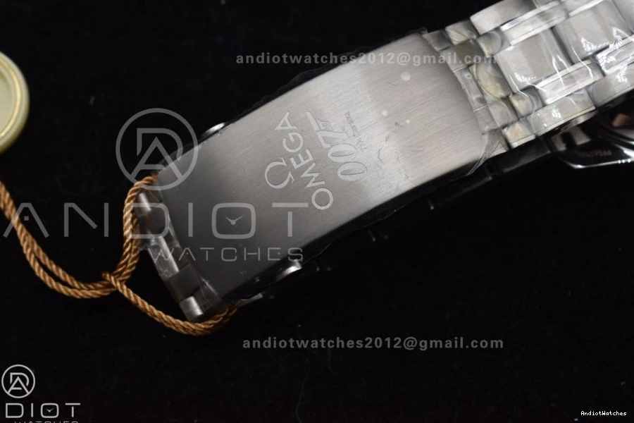 VSF SS Bright 1:1 Seamaster Best Edition 300M Gray Platinum on 1062 Bracelet 007 Dial A 0313